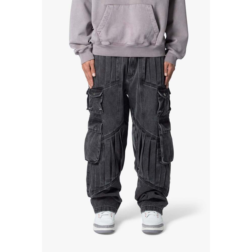 mnml Ultra Baggy Pleated Denim - Washed Black Size 29Washed Black / 29
